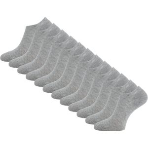 SQOTTON - Enkelsokken - Grijs - 12 Paar - Naadloos