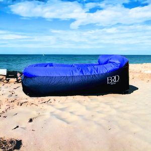 BRD® Outdoor | Kobaltblauw Lounge Air Bed Lucht Zit Sofa Oxford | Kampeer Zitzak | Strand waterproof luchtzak | Waterbestendig | Camping stoel Kampeer sofa poef Ligstoel