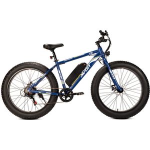 Avon E-bike Fatbike 26 Inch – 250w Motor 60-80km Actieradius 7-speed Shimano Blauw Gratis Rijklaar Bezorgd