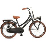 Antilope Mini Cargo Transport 22 Inch Meisjesfiets Matzwart