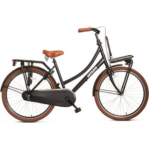 Antilope Cargo Transport Meisjesfiets 26 Inch Mat Zwart