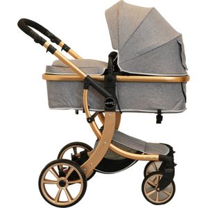 Bellaby Nieuwe Luxe Kinderwagen 2 In 1 Grijs