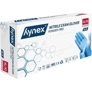 Handschoen hynex xl nitril 100st blauw | 10 stuks