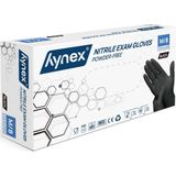 Hynex Nitrile wegwerp handschoenen PF Black 3,5gr MD - 100/box - M