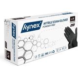 Hynex Nitril Handschoenen Poedervrij Zwart 100 stuks