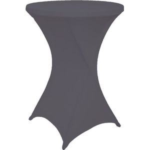 Hoes voor statafel, diameter 80 cm, antraciet-grijs