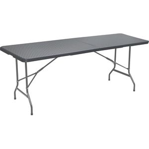 Vouwtafel brasq 180x70x74cm ft180 grijs