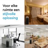 BRASQ - Push Bin - Prullenbak - Zwart - 30 Liter - Met Uitneembare Afvalemmer