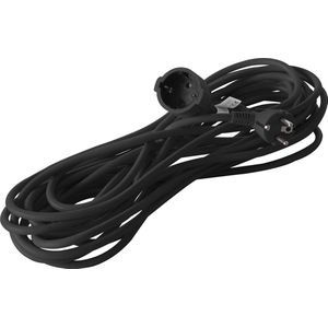 Handson Stekkerdoos 6-Voudig RA Zwart 2.5 Meter, Handson Verlengsnoer Oranje IP44 20 Meter Of Gamma Kabelhaspel 4 Voudig Ra 25 Meter 1150255