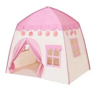 Bobbel Home - Speeltent XL - Met LED-verlichting - Roze Tent - Voor Kinderen