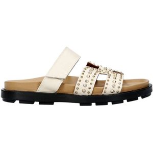 Babouche - Leren Slippers - Ecru