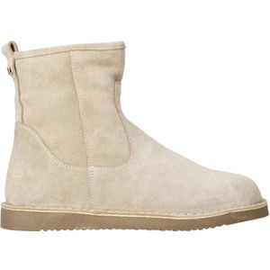 Babouche - Armel-2 - Gevoerde Enkelboots - Ecru - Suède