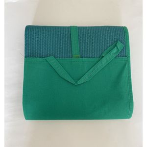 Strandmat - Opvouwbaar - Met Hendels - 200 x 90 CM - Groen