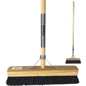 Synx Tools Zachte bezem Paardenhaar 40cm - Zaalveger - bezemsteel 150c