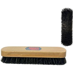 Synx Tools Houten Kledingborstel - Pluizenverwijderaar - Paardenhaarmix 18 cm - Pluizenborstel - Kleding/schoonmaakartikelen - Kleding reinigen - Pet Hair Remover