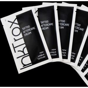 Inktrox - Aftercare Tattoo Healing Cream Zakje 10ml | Vegan Tattoo Verzorging | Tatoeage Nazorg Zalf | Bescherming Nieuwe Tattoo | Balsem | Crème | Verzorgingsspray | Tatoeage Boter | Verdoving | Verdovend | PMU | Beauty | Desinfectie |