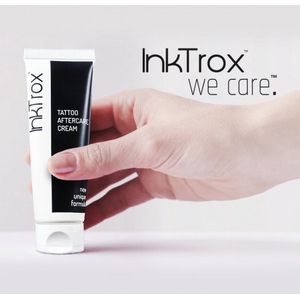 Inktrox - Tattoo Healing Cream 50ml | Helende Tattoo Crème | Vegan Tattoo Verzorging | Tatoeage Nazorg Zalf | Bescherming Nieuwe Tattoo | Balsem | Crème | Verzorgingsspray | Tatoeage Boter | Verdoving | Verdovend | PMU | Beauty | Desinfectie |