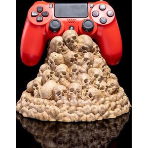 Game Controller Stand Voor Xbox, Playstation, Switch Pro Gamepad | Decoratief Gothisch Halloween Horror Beeld | Schedel | 3D Print