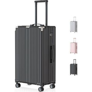 Voyagoux® - Handbagage Reiskoffer - 39L - Koffers - Reiskoffer met wielen – Zwart