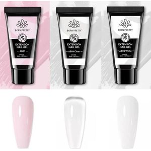 Born Pretty - Polygel - 3x30 ml - Polygel nagels - Polygel Nagels Starterpakket - Polygel kit - Polygel kleuren - Polygel producten - Polygel set - Polygel clear - Polygel roze - Polygel nude - Polygel wit - Polygel tube - Polygel Starters Kit