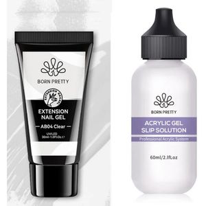 Born Pretty - Polygel - Polygel nagels - Polygel Nagels Starterpakket - Polygel kit - Polygel kleuren - Polygel producten - Polygel set - Acrygel - Polygel kleuren glitter - Nagel glitter - Polygel glitter - Polygel tube - Polygel Starters Kit