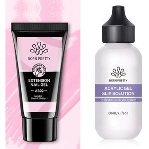 Born Pretty - Polygel - Roze - Polygel nagels - Polygel Nagels Starterpakket - Polygel kit - Polygel kleuren - Polygel producten - Polygel set - Acrygel - Polygel clear - Polygel roze - Polygel nude - Polygel wit - Polygel tube - Polygel Starters Kit