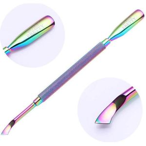 Nagelriemduwer - Roestvrij Staal - Dubbel Uiteinde - Antislip Handvat