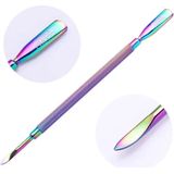 Nagelriemduwer - Roestvrij Staal - Dubbel Uiteinde - Antislip Handvat