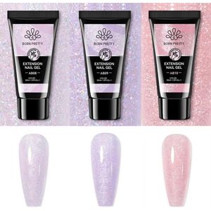 Born Pretty - Builder gel - 3x15 ml - HEMA-vrij - Buildergel - Builder gel nagels - Builder gel set - Builder gel gel nagels - Gelnagels - Gel nagels - Gel voor nagels - Hard gel - Polygel
