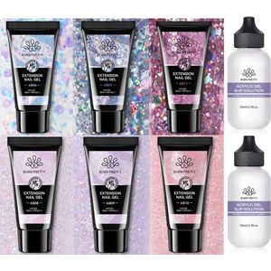 Born Pretty - Builder gel - 3x15 ml - HEMA-vrij - Buildergel - Builder gel nagels - Builder gel set - Builder gel gel nagels - Gelnagels - Gel nagels - Gel voor nagels - Hard gel - Polygel