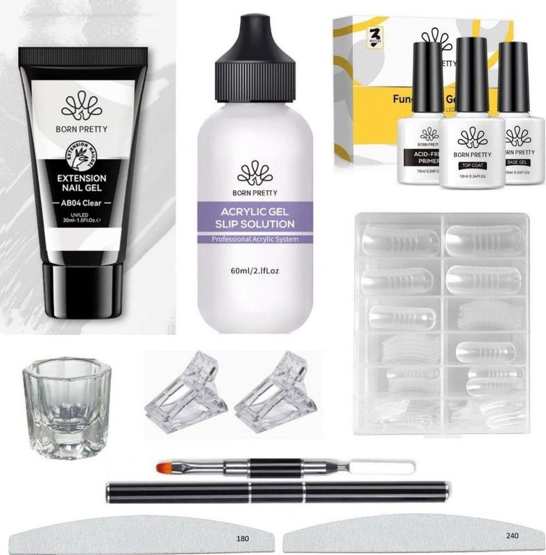 Born Pretty - Polygel Starterpakket - Polygel Nagels - 30 ml - Kleur