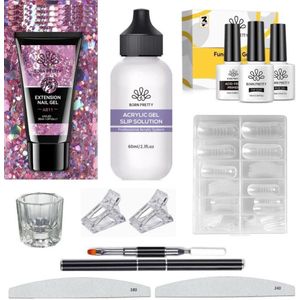 Born Pretty - Builder gel - Set - Buildergel - Builder gel nagels - Builder gel set - Builder gel gel nagels - Gelnagels - Gel nagels - Gel voor nagels - Hard gel - Polygel