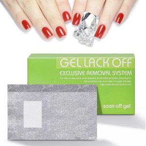 Goodbitz® - Gellak Remover Pads - 100 stuks - Gellak Remover wraps - Soak Off Folie - Nail Wraps - Removal Wipes - Remover wraps - Soak Off - Gellak folie wraps - Gellak remover - Nailcleaner - Gellak verwijderen - Gellak cleaner
