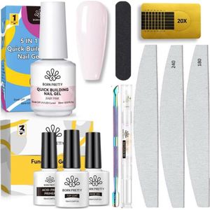 Born Pretty - Biab - Builder in a bottle - Builder gel - Biab nagellak - Biab set - The gel bottle biab - Biab nagel builder - Gel in a bottle - Biab starter pakket - Biab gel