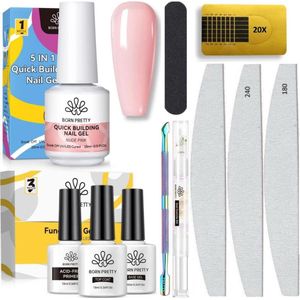 Born Pretty - Biab - Builder in a bottle - Builder gel - Biab nagellak - Biab set - The gel bottle biab - Biab nagel builder - Gel in a bottle - Biab starter pakket - Biab gel