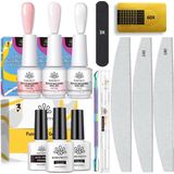 Born Pretty - Biab - Builder Gel - Biab Nagellak - Set met 3x 15 ml en Accessoires