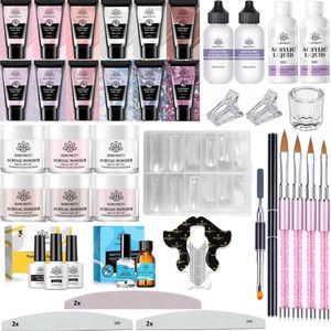 Born Pretty - Buildergel en acrylpoeder set - Buildergel Starterpakket - Builder gel - Acrylpoeder set - Acrylpoeder - Acryl liquid - Acryl - Acryl nagels