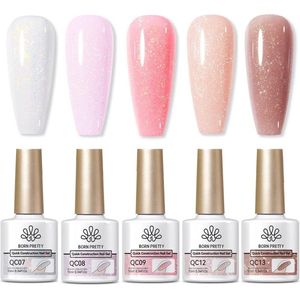 Born Pretty - Biab - 5 stuks - Builder in a bottle - Builder gel - Biab nagellak - Biab set - The gel bottle biab - Biab nagel builder - Gel in a bottle - Builder in a bottle