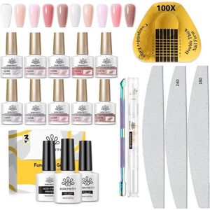 Born Pretty - Biab - Builder in a bottle - Builder gel - Biab nagellak - Biab set - Biab nagel builder - Biab starter pakket - Biab gel - Biab nagellak startersset - Biab startersset