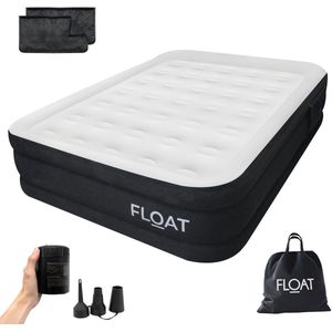 NOVALUXE - Opblaasbaar bed met geïntegreerde pomp, kussen en USB-opladen
