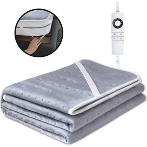 STAUS&BACH CozySnug - Elektrische Onderdeken - Antraciet - 160x140 cm