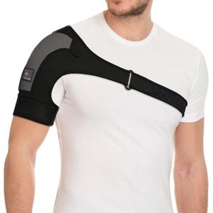 Bracefox® Verstelbare Schouderbrace 'FlexLock 3' | Rechts Dragend | Elastisch & Ademend | Heren & Dames | Universele maat voor de rechterschouder
