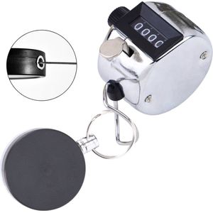 PD® - Teller + Trekkoord Clip - Handteller - Klikteller - Personenteller - Klantenteller