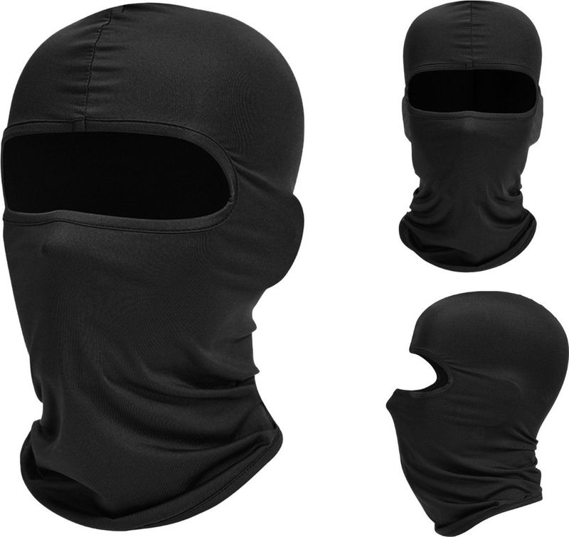 PD® Facemask Universeel Zwart - Bivakmuts - Balaclava - Heren & Dames - Skimasker - Helmmuts - Wintersport & Motor onderkleding