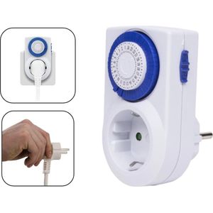 PD® Tijdschakelaar Stopcontact - Schakelklok - Compact - Analoog
