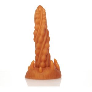 Sex Dragon® Caida The Golden Shimmer - Realistische dildo met zuignap - buttplug - 19 cm