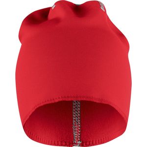 Clique fleece Beanie/ muts One Size Rood