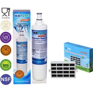 Alapure SBS001 Waterfilter + ANT001 Antibacteriele Luchtfilter geschikt voor Whirlpool | Whirlpool SBS001 Waterfilter + ANT001 Antibacteriele Luchtfilter van Icepure