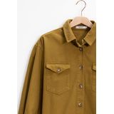 Mosterd groen overshirt jasje