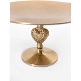 Sissy-Boy - Taartplateau - Goudkleurig - Aluminium - 22,5x14,5 cm